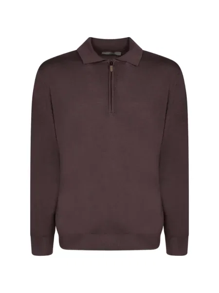 Gulerat tricou polo Canali maro