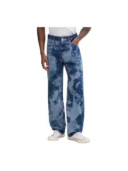 Karl Lagerfeld Jeans jeansy relaxed fit niebieskie