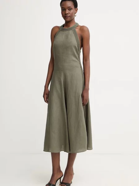 Max&Co. rochie din in MCOCARABO verde