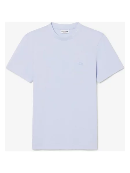 Koszulka z krótkim rękawem Lacoste Jacquard Branded Piqué XS niebieska