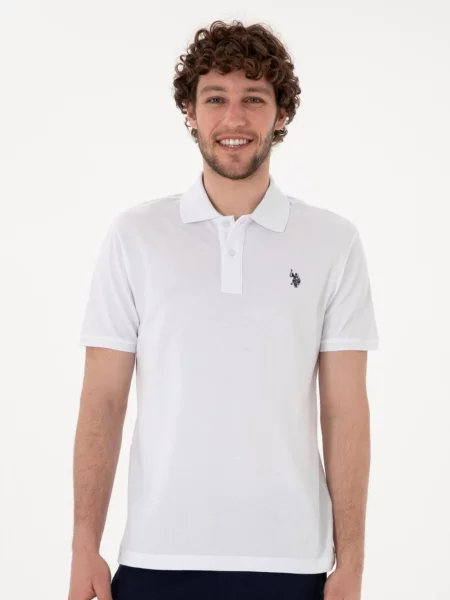 Поло US Polo білий