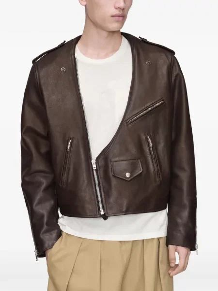 Geanta de piele Maison Margiela maro