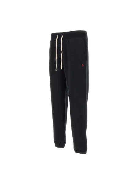 Dzianinowe spodnie dresowe Ralph Lauren czarne