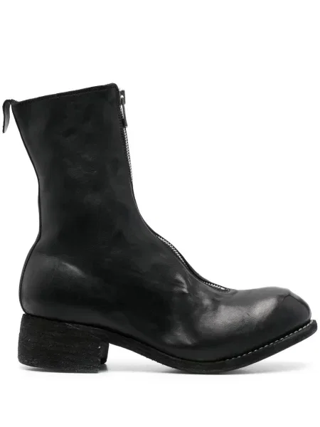 Botine Guidi din piele negru