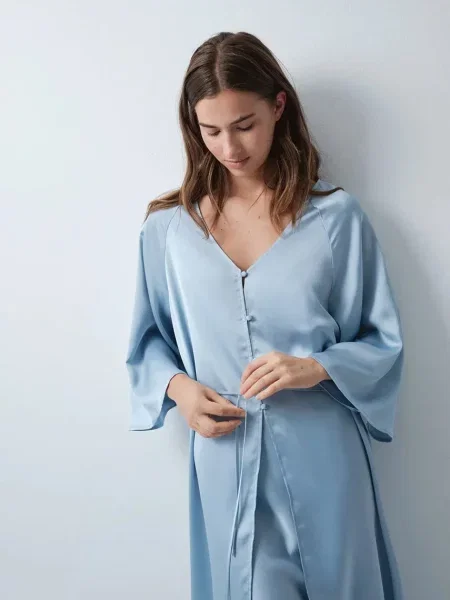Women'secret халат дамски синьо