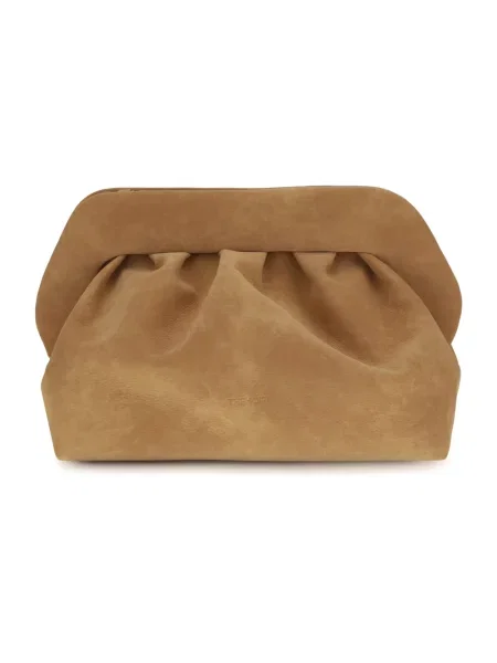 Torebka crossbody Themoirè zamszowa brązowa