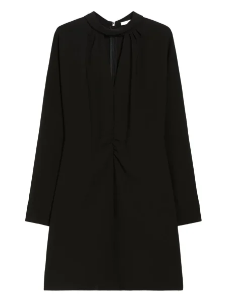 Sukienka midi Pennyblack z dekoltem w serek do kolan garniturowa czarna