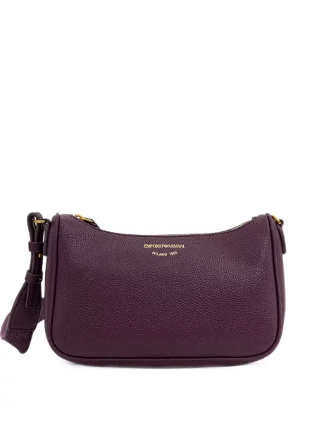 Geantă Emporio Armani cu bretele violet