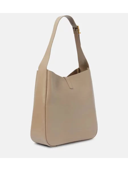 Geanta de piele Saint Laurent din piele gri