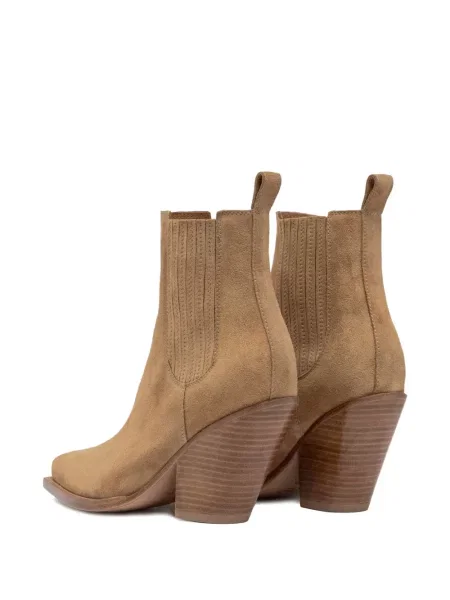 Botine Buttero din piele de căprioară maro