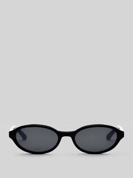Owalne okulary przeciwsłoneczne model IVY' Messy Weekend czarne