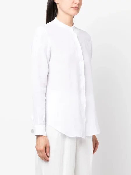 Cămașă Fay de in lungă alb