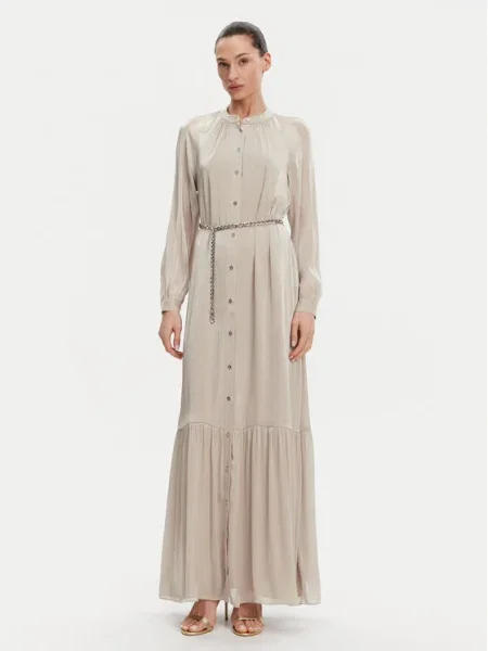 MICHAEL Michael Kors Rochie tip cămașă bej