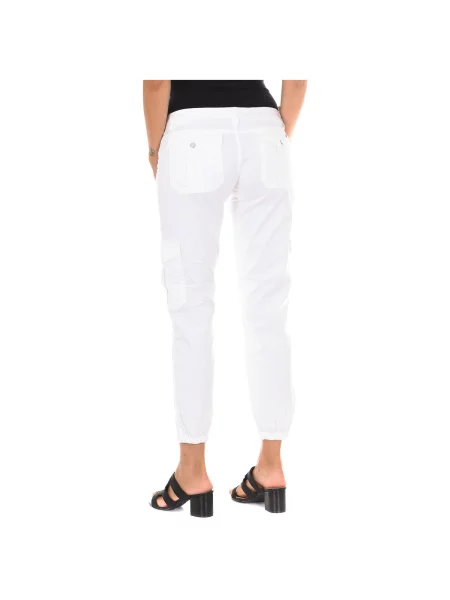 Pantaloni Met alb