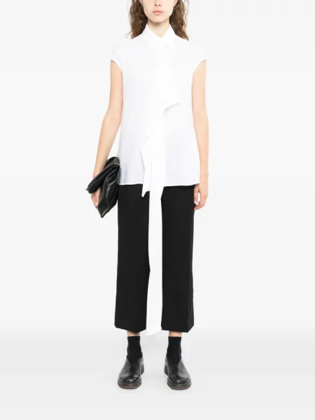 Αμανικας τοπ Yohji Yamamoto λευκό