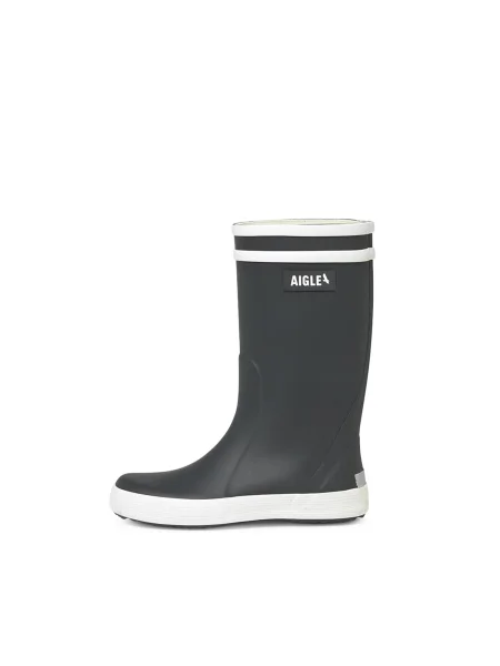 AIGLE Gumové holínky LOLLY POP UNISEX černá bílá