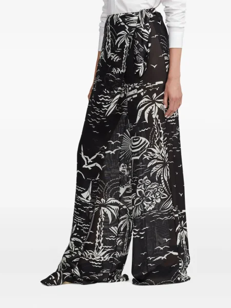 Pantaloni Ralph Lauren Collection cu imagine negru