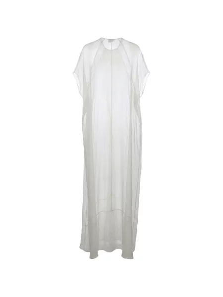 Rochie maxi Valentino Garavani de mătase alb