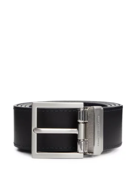 Cu centură reversibil curea Tommy Hilfiger din piele negru