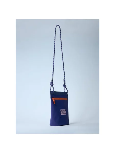 Torba crossbody Moncler z logo fioletowa