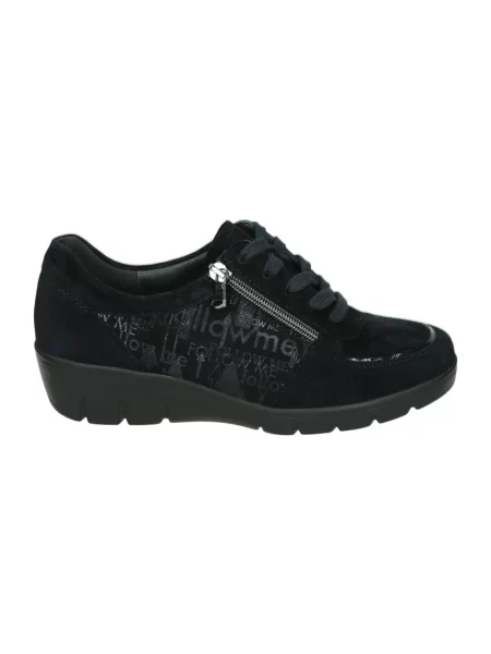 Sneakersy Semler zamszowe niebieskie