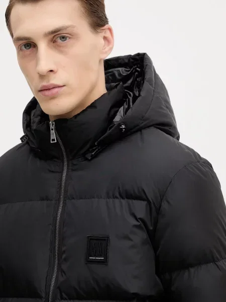ARMANI EXCHANGE Kültéri kabátok fekete