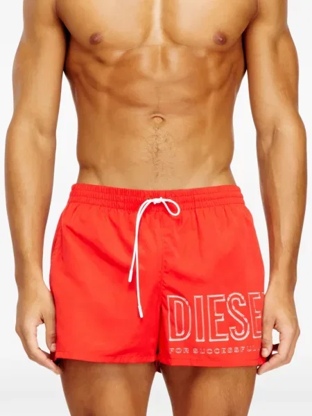 Slip de baie Diesel roșu