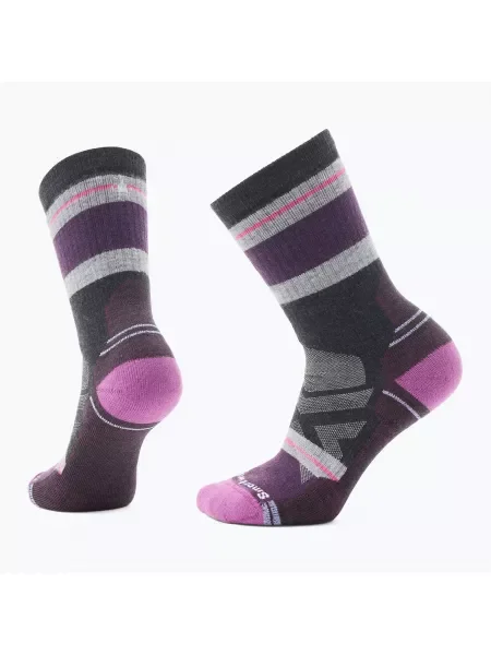 Smartwool Hike Full Cushion Saturnsphere Crew дамски чорапи за трекинг въглен виолетово