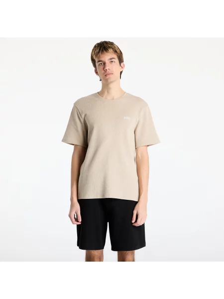BOSS t-shirt lounge Waffle T-Shirt beżowa