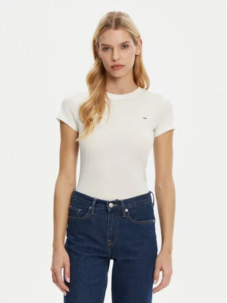 Tommy Jeans Majica bela