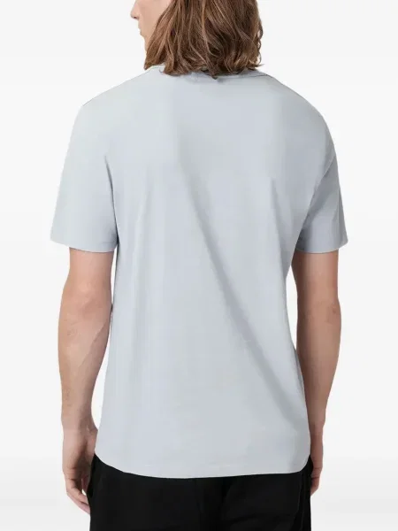 Tricou Allsaints cu broderie albastru