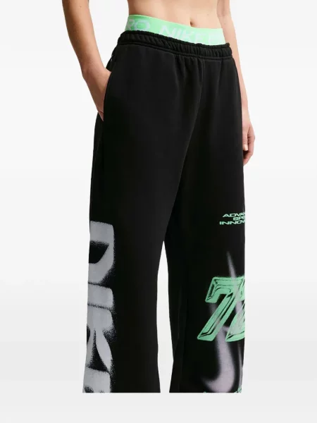 Tricou Nike cu imagine plasă cu talie înaltă albastru