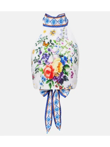 Top Camilla de in cu gât halter