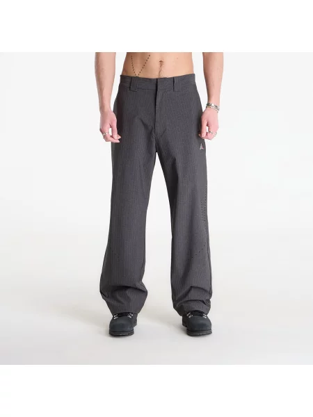 Zložljivo tankočrtast hlače Roa črna