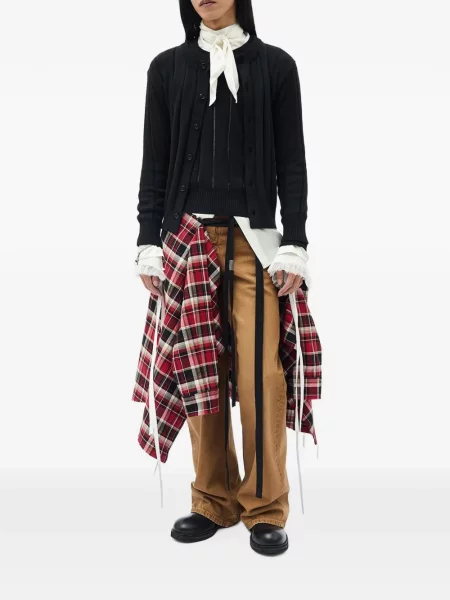 Τζιν kαμπάνα Ann Demeulemeester καμπάνα καφέ