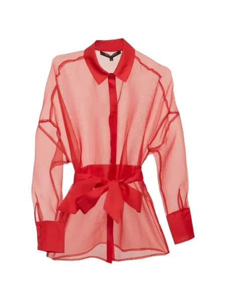 Organza ing French Connection nyakkendővel piros
