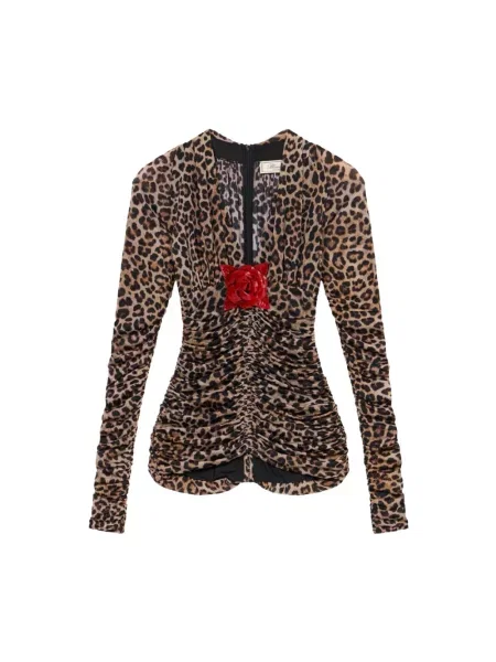 Top Blumarine z dżerseju