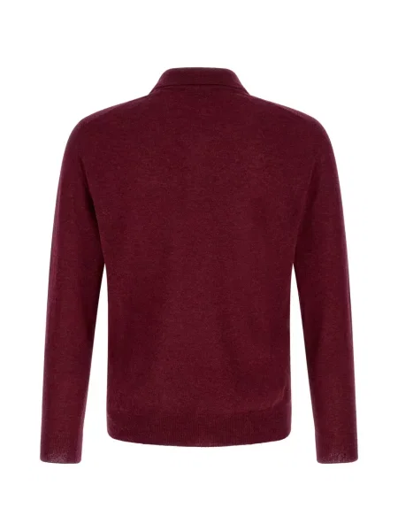 Lung tricou polo Zanone roșu