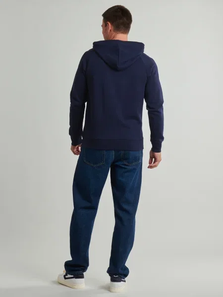 Mikina s kapucňou Harrington modrá