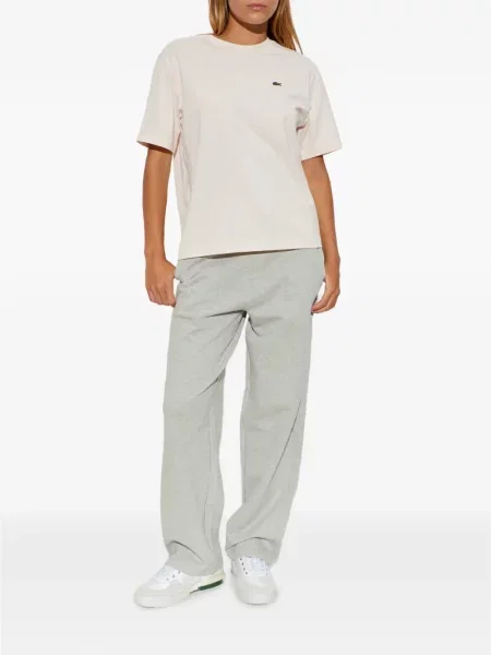 Tricou Lacoste cu autograf roz