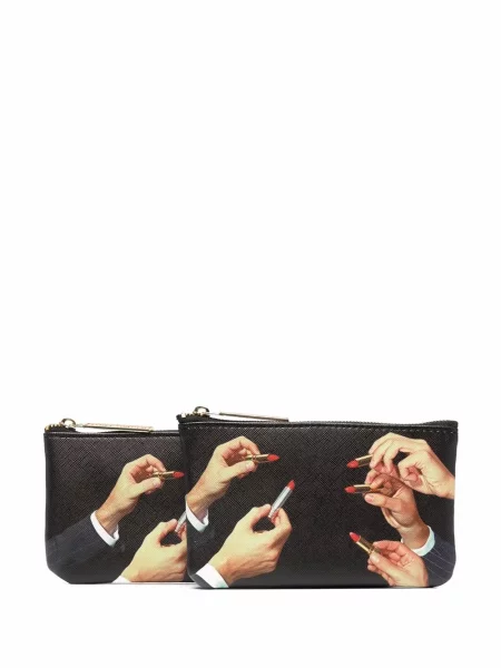 Portofel Seletti cu imagine negru