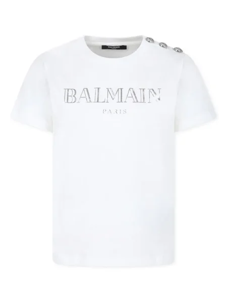 Koszulka dziecięca Balmain biała