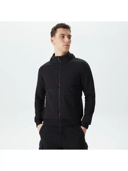 Lacoste Bluza O Regularnym Kroju Z Kapturem W Kolorze Czarnym czarny