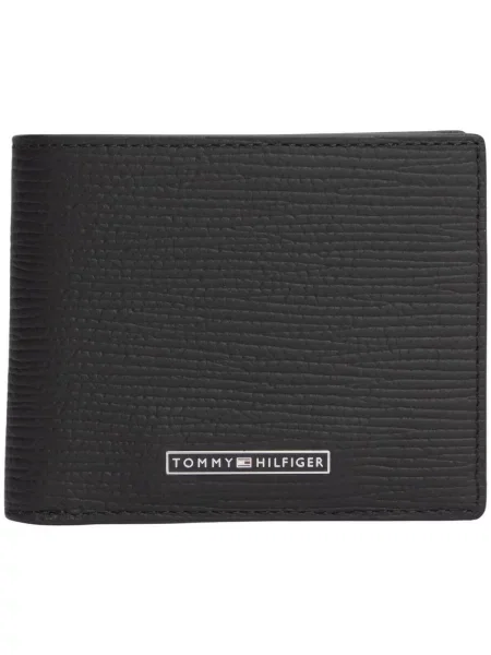 Tommy Hilfiger Novčanik Th Business Saffi Mini Cc Wallet crna