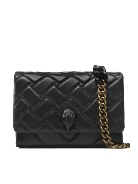 Pungă cosmetică Kurt Geiger din piele negru