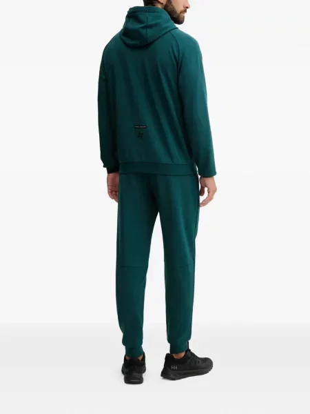 Sportski komplet Ea7 Emporio Armani s kapuljačom zelena