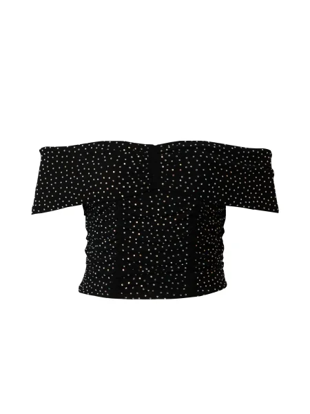 ABOUT YOU x Emili Sindlev Tricou Bianca' negru