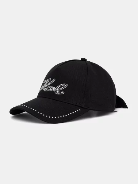 Karl Lagerfeld șapcă pentru femei din K/SIGNATURE negru