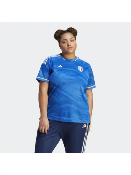 Komplet dresowy Adidas z dżerseju niebieski