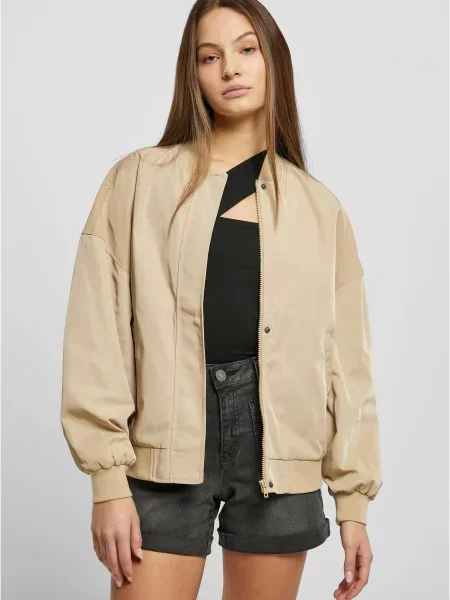 Kurtka bomber Urban Classics beżowy